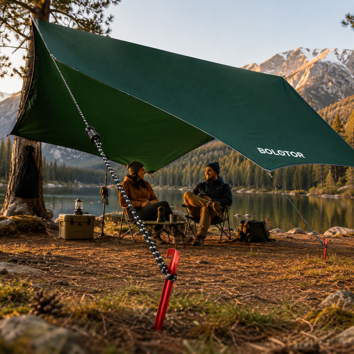BOLOTOR Fly Rain Tarp    11' x 9' Waterproof Adventure Shelter